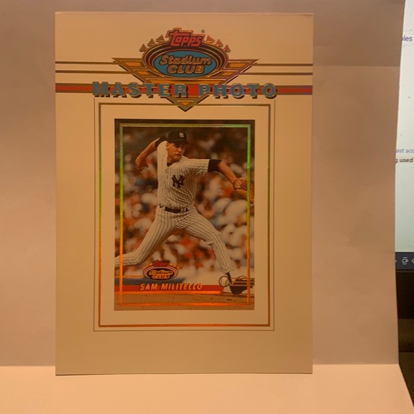 1993 TOPPS Stadium Club Baseball Master Photo NY Yankees Sam Militello (MISC6) - Picture 1 of 6